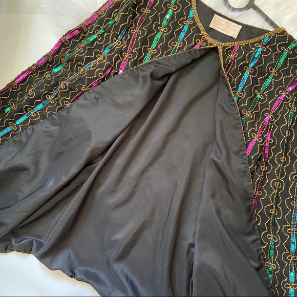 Tiffany’s Closet SILK Multicolor Sequin Blazer - Picture 8 of 8